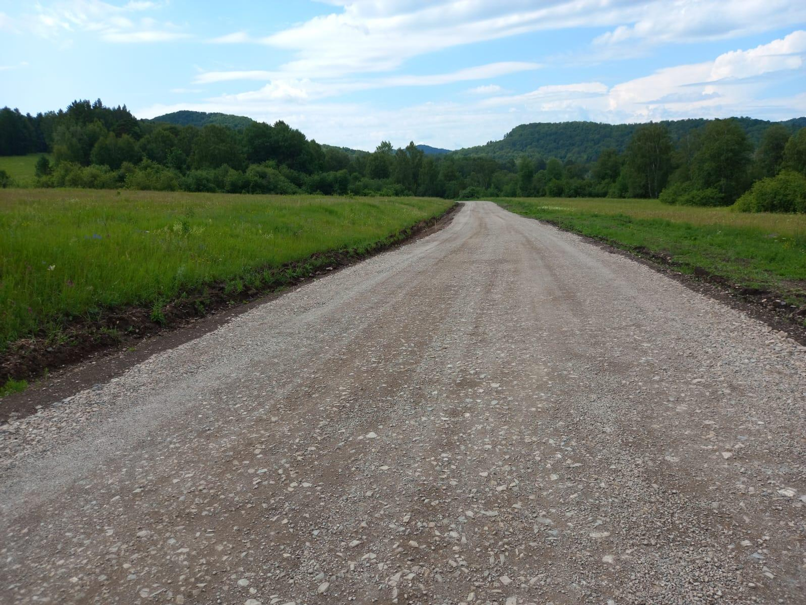 В Башкирии завершили ремонт участка дороги Старосубхангулово – Мраково