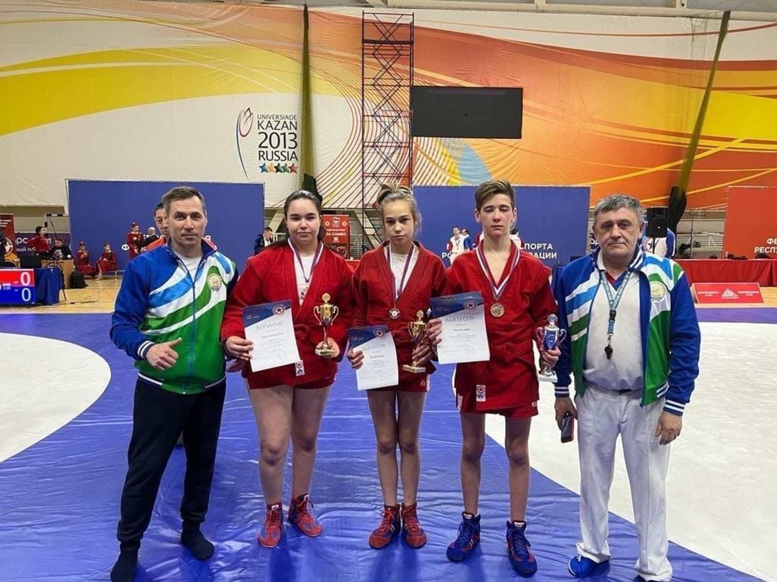 Самбисты Башкирии завоевали девять медалей на первенстве ПФО в Казани