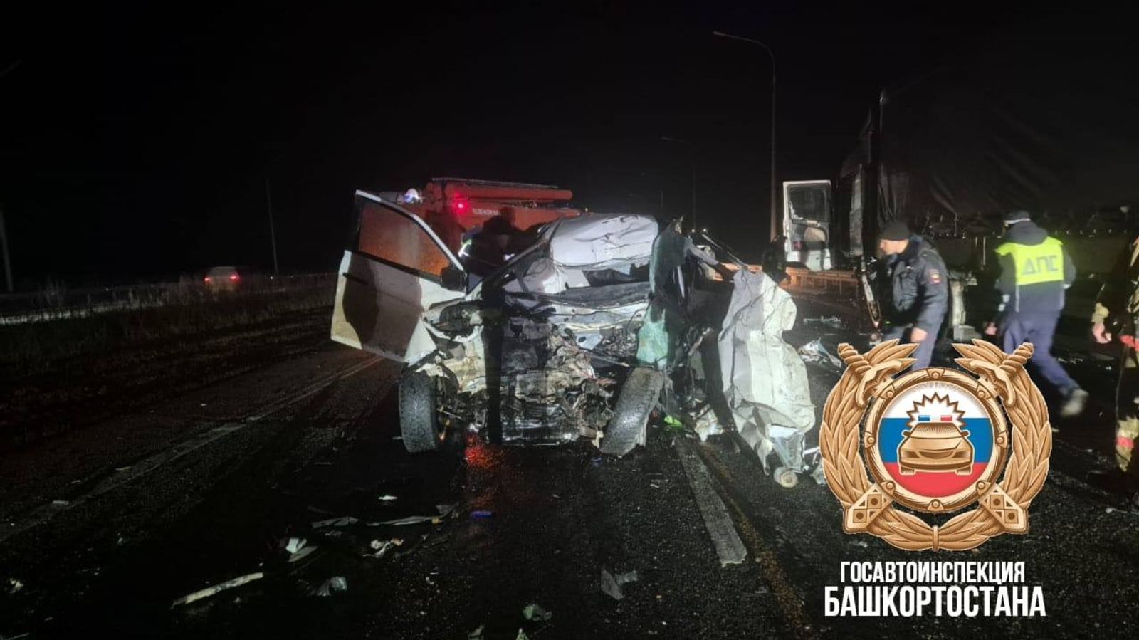 В Башкирии в ДТП с фурой погиб водитель пикапа JMC Vigus