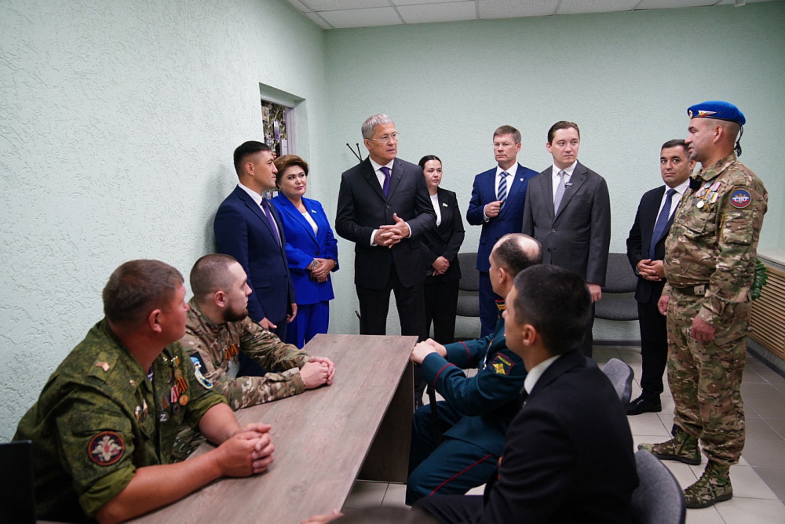 Радий Хабиров посетил в Стерлитамаке центр поддержки ветеранов СВО