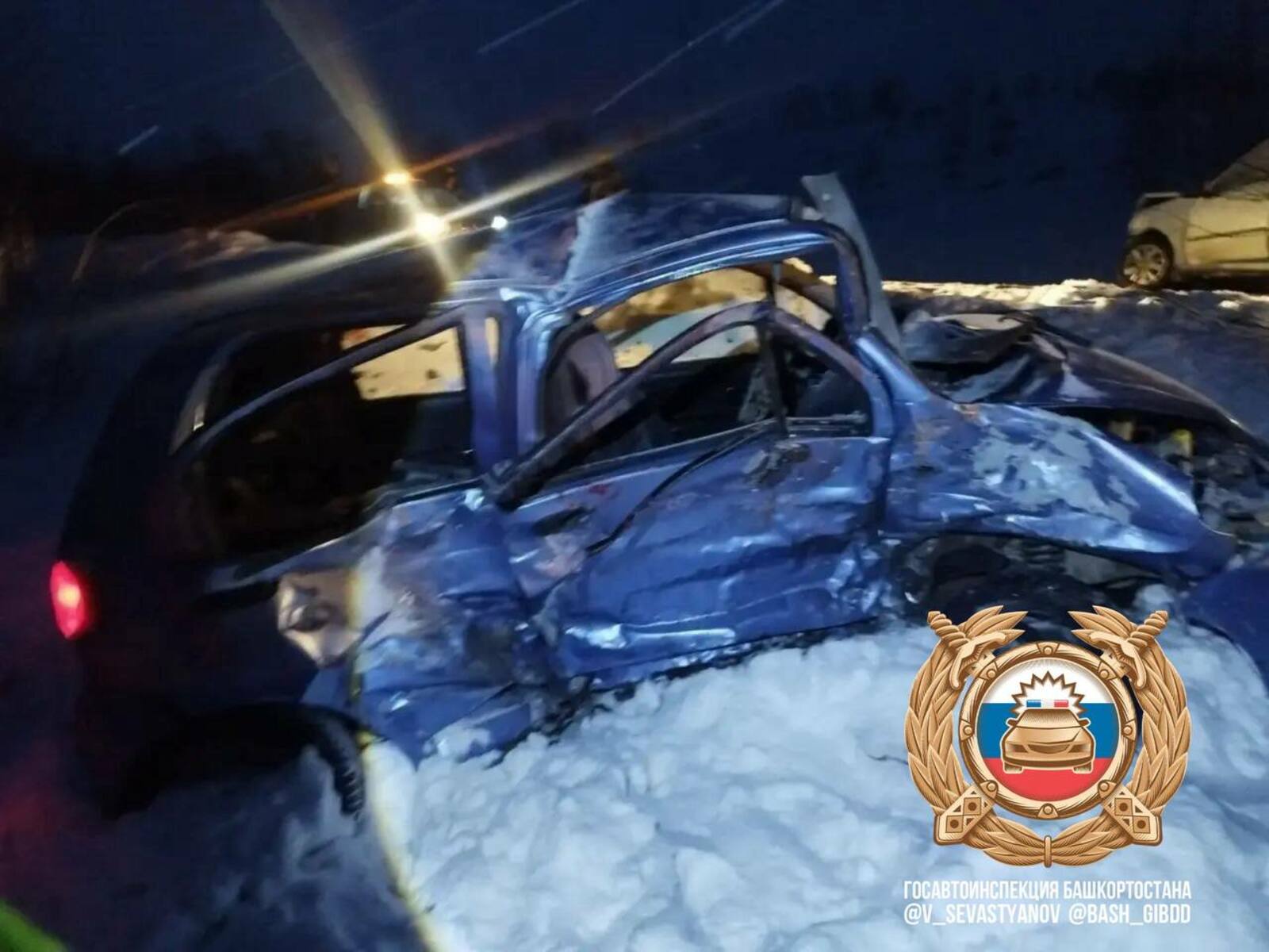 В Башкирии  ребенок погиб в ДТП, еще трое детей госпитализированы