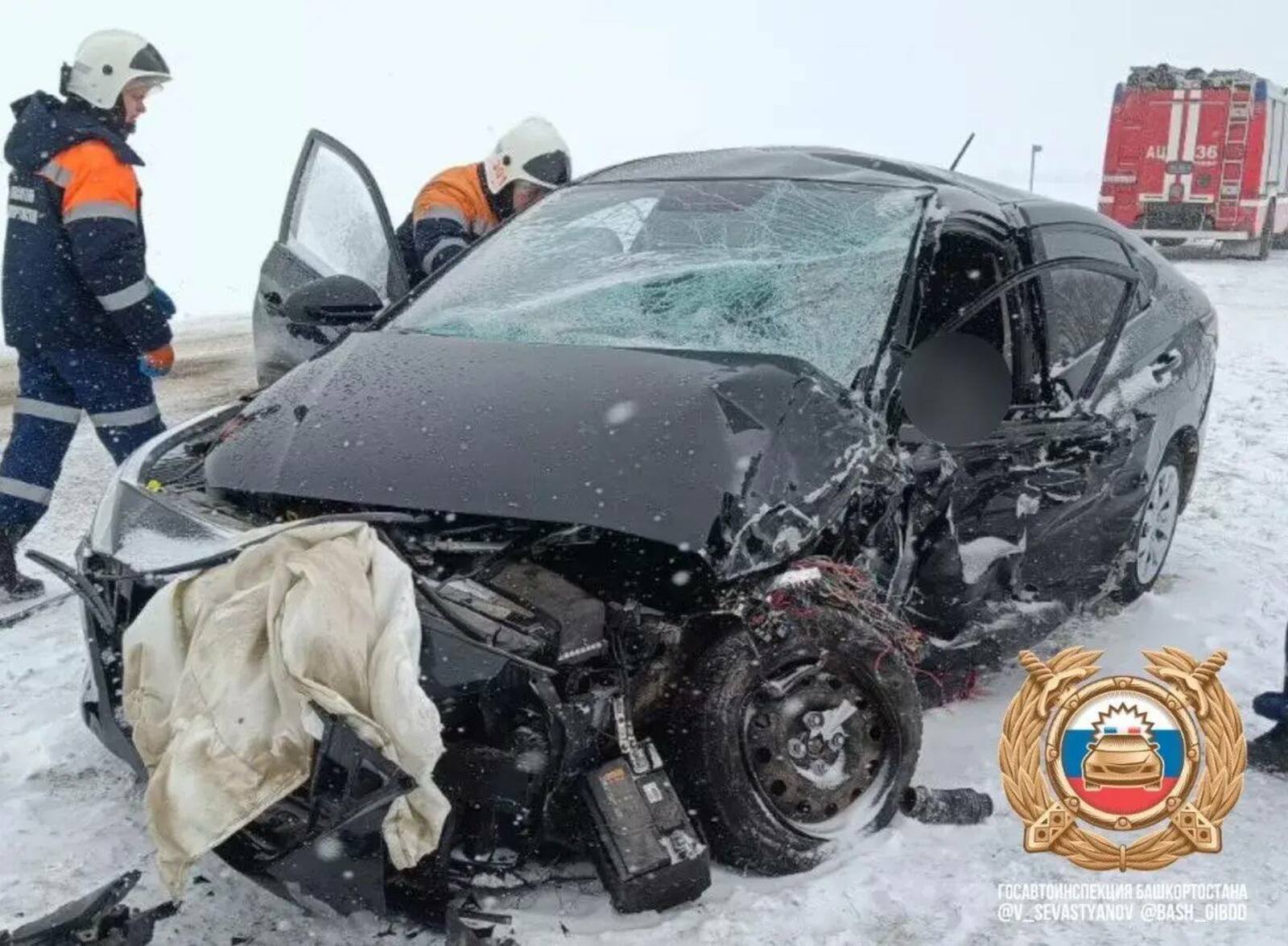 В Башкирии в ДТП на встречке погиб водитель "Соляриса"