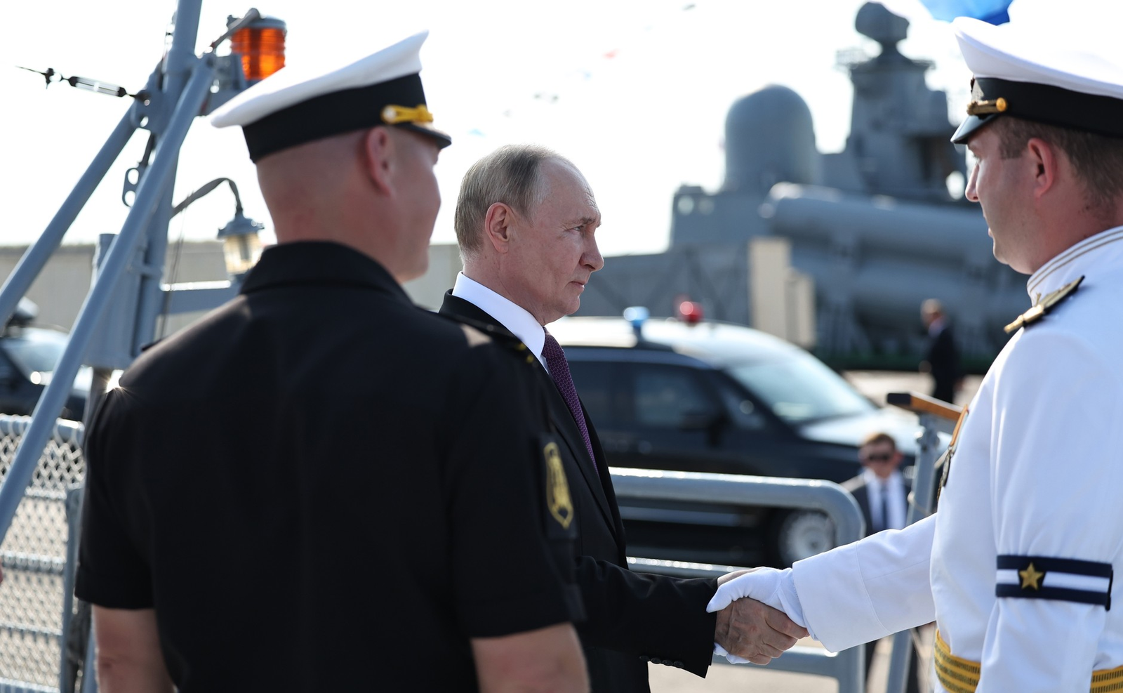 Владимир Путин  посетил  Кронштадт