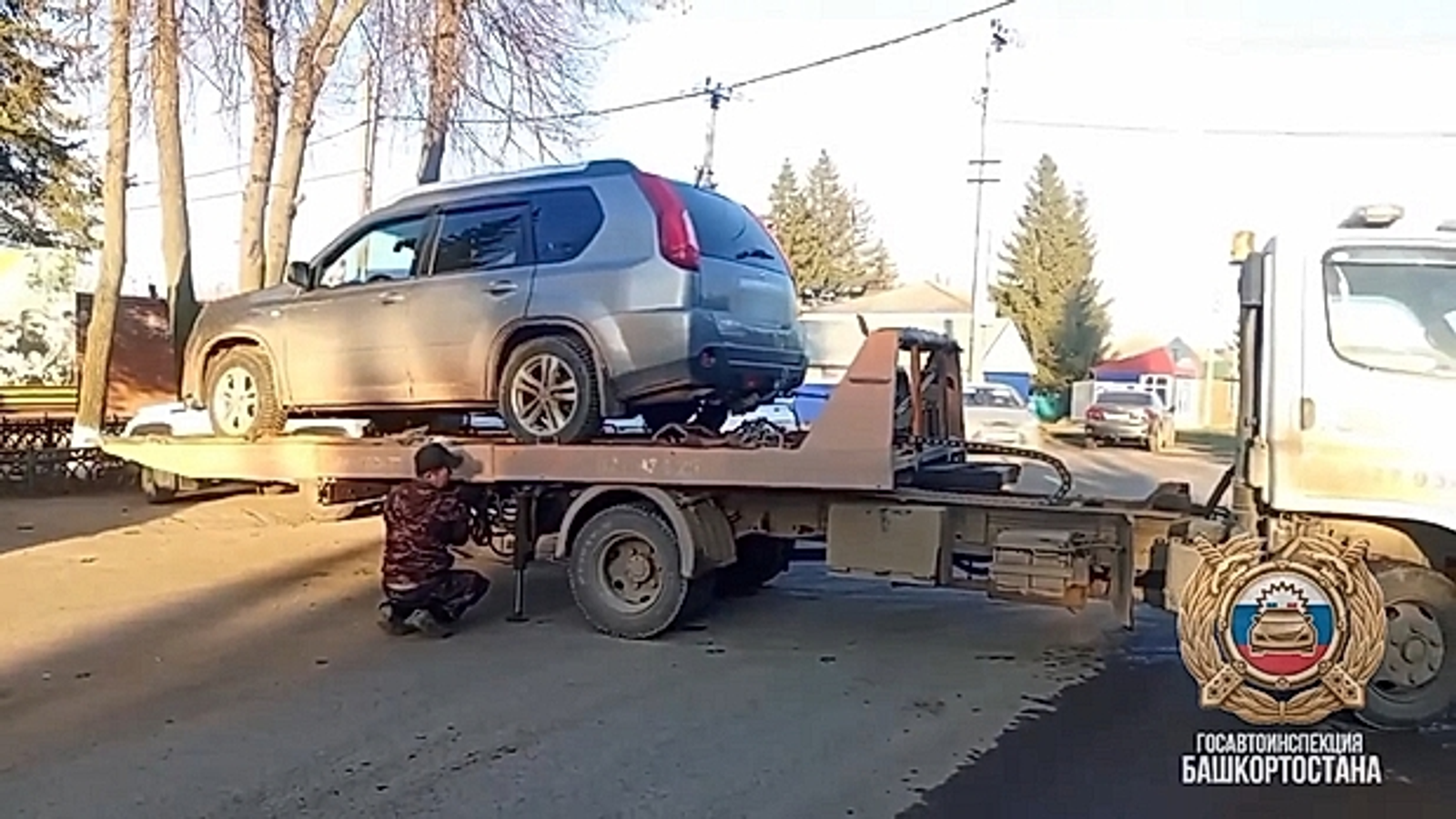 В Башкирии задержали пару на угнанном автомобиле