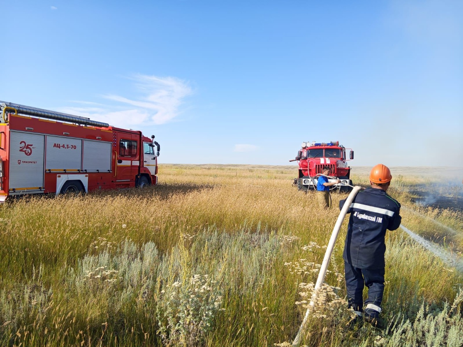 В республике прогнозируются 1-5 классы пожарной опасности