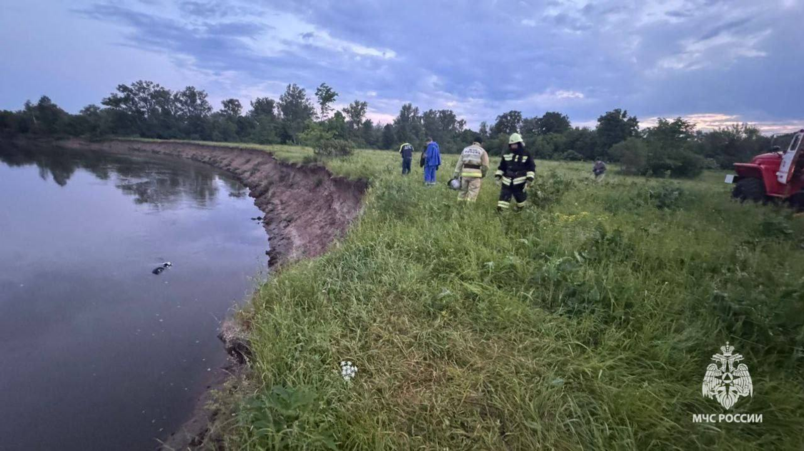 В Башкирии машина слетела в реку, водитель погиб