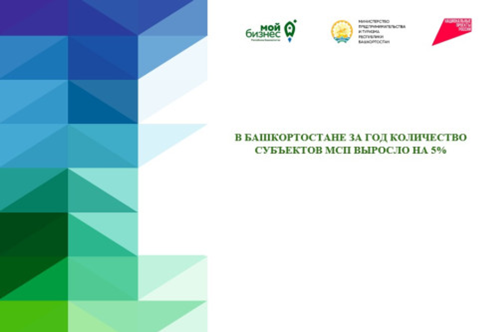 Количество субъектов МСП в Башкортостане выросло на 5%
