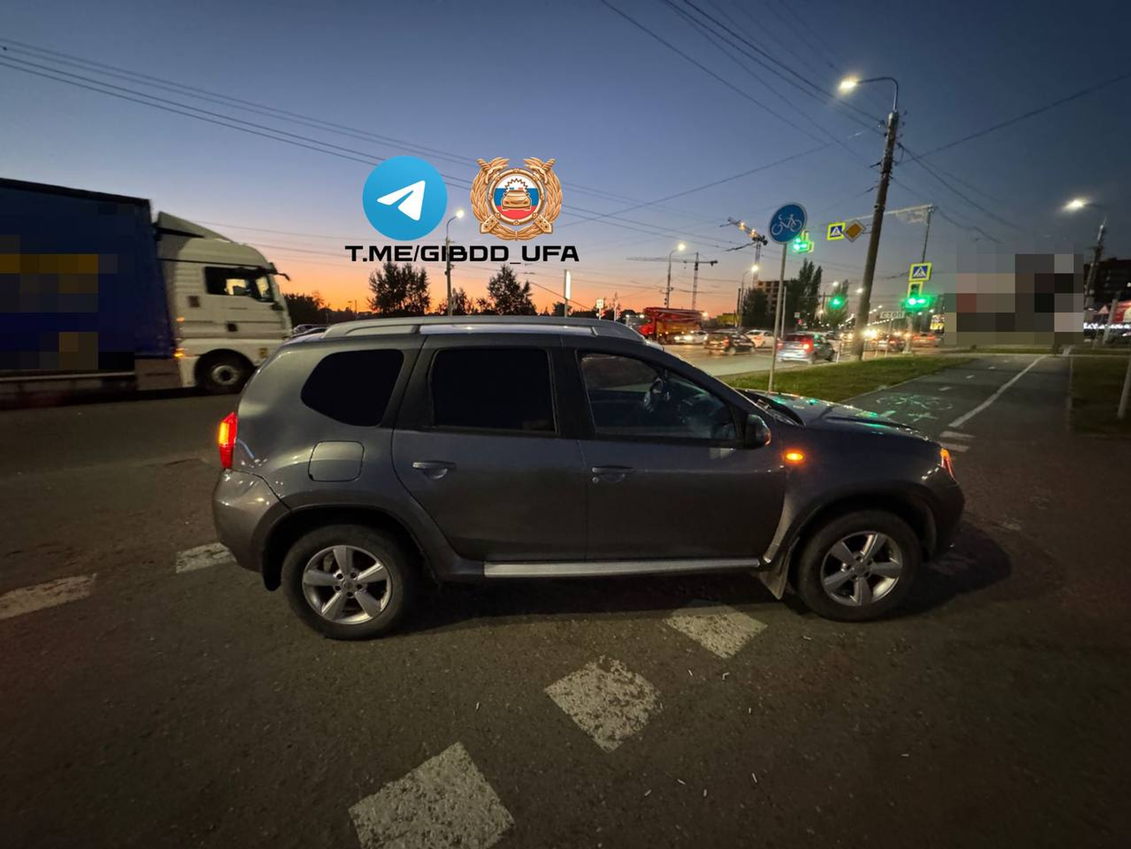 В Уфе сбили 12-летнего велосипедиста