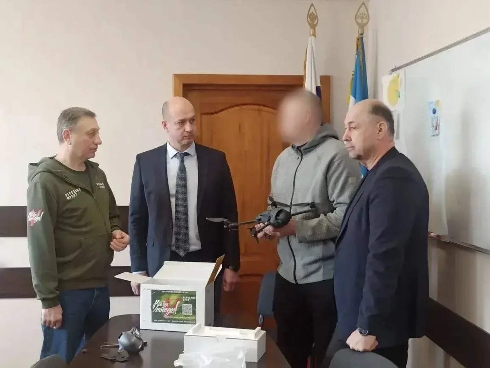 Сотруднику ИД «Республика Башкортостан», служащему на СВО, передали квадрокоптер