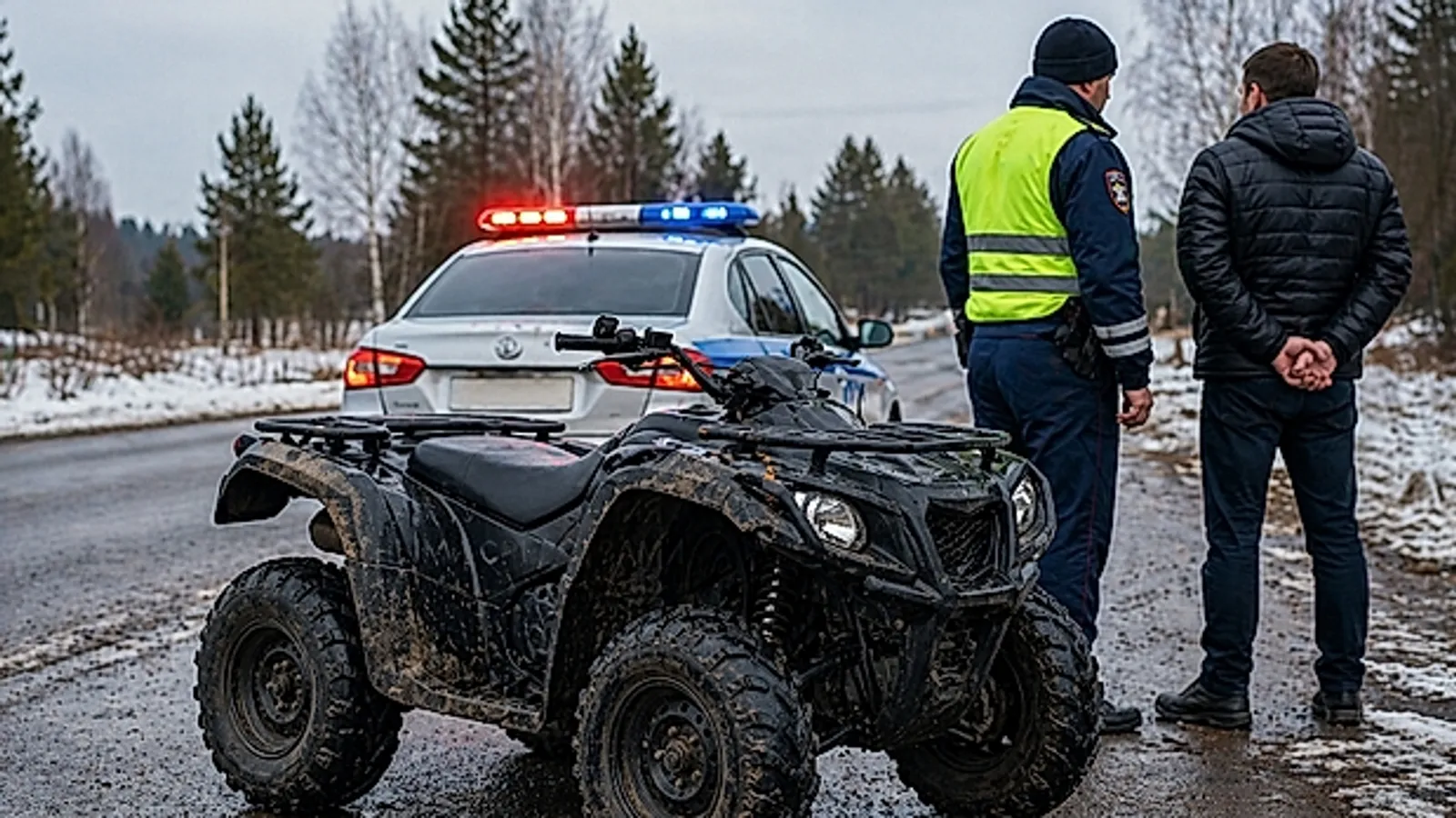 У жителя Башкирии конфисковали квадроцикл за пьяную езду