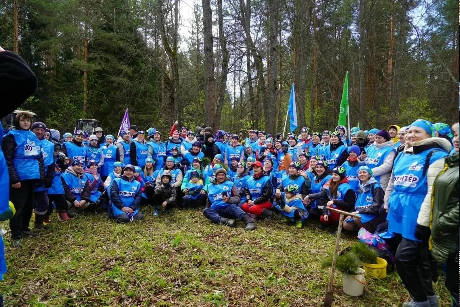 В Иглинском районе высадили «Сад памяти»