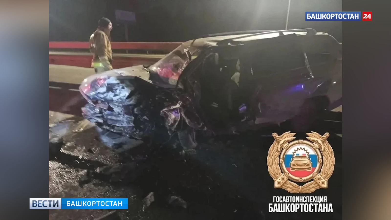 Пять человек пострадали в массовом ДТП в Уфимском районе