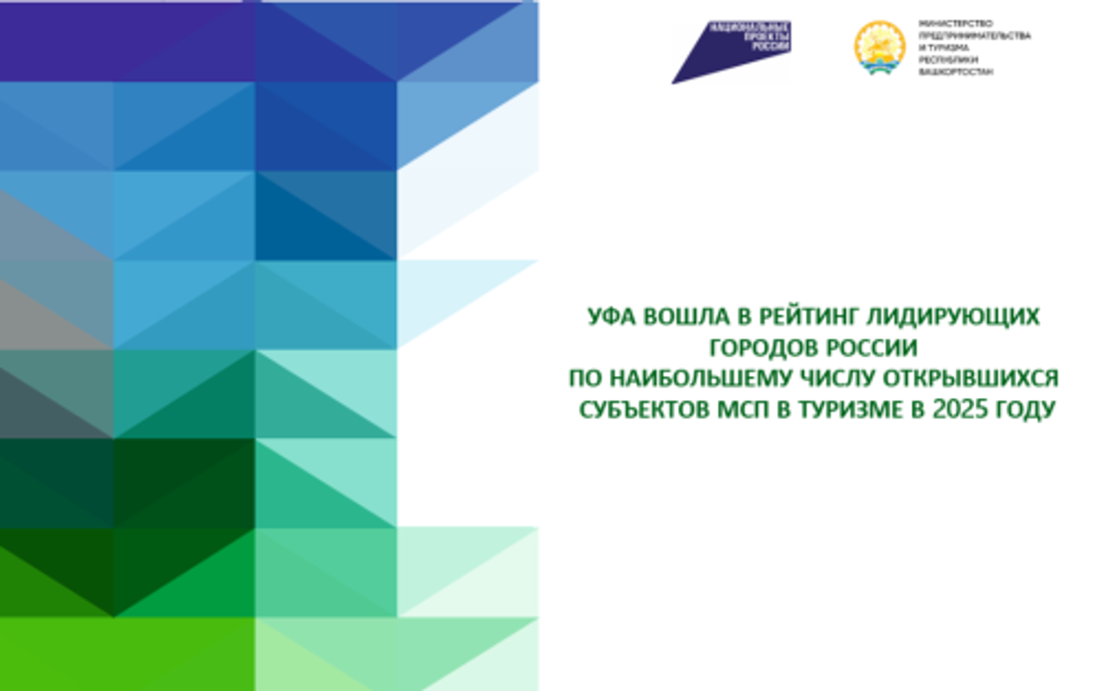 Уфа – в числе городов с наибольшим количеством новых тур-субъектов МСП