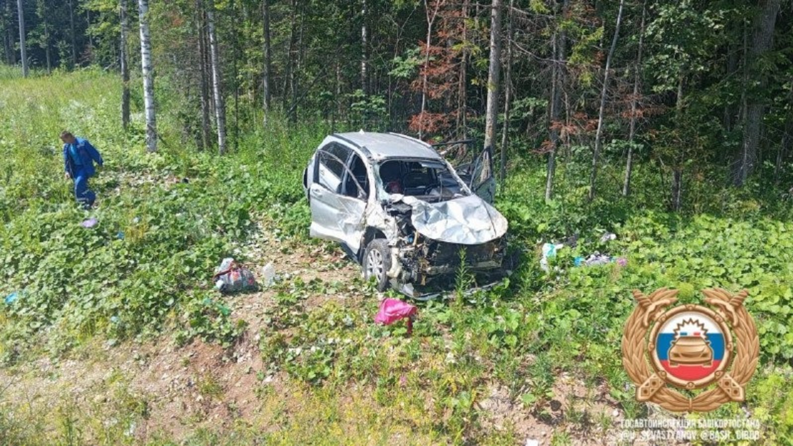 В Башкирии в ДТП погибла пожилая пассажирка
