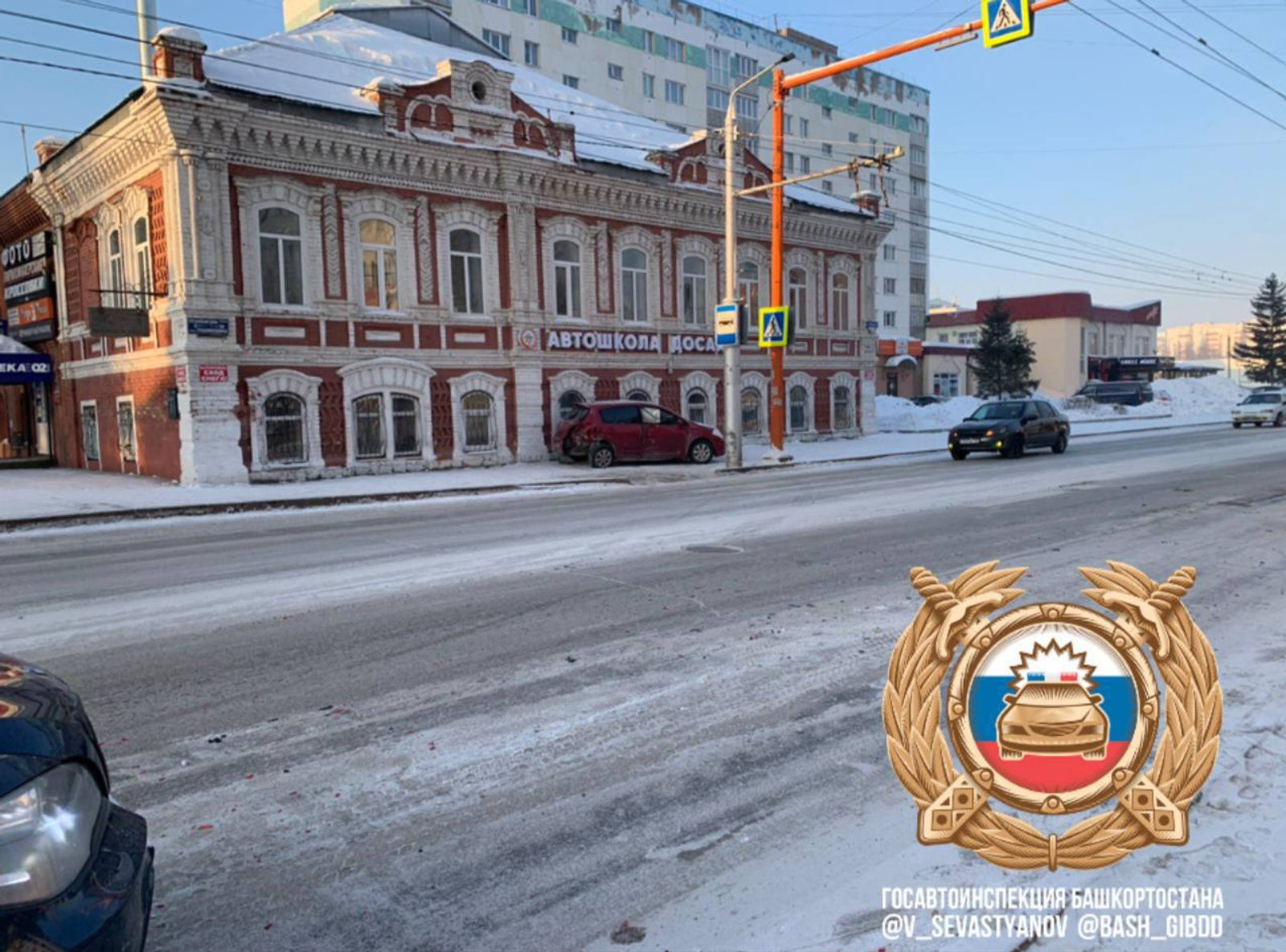 В Стерлитамаке водитель устроил ДТП и пытался скрыться