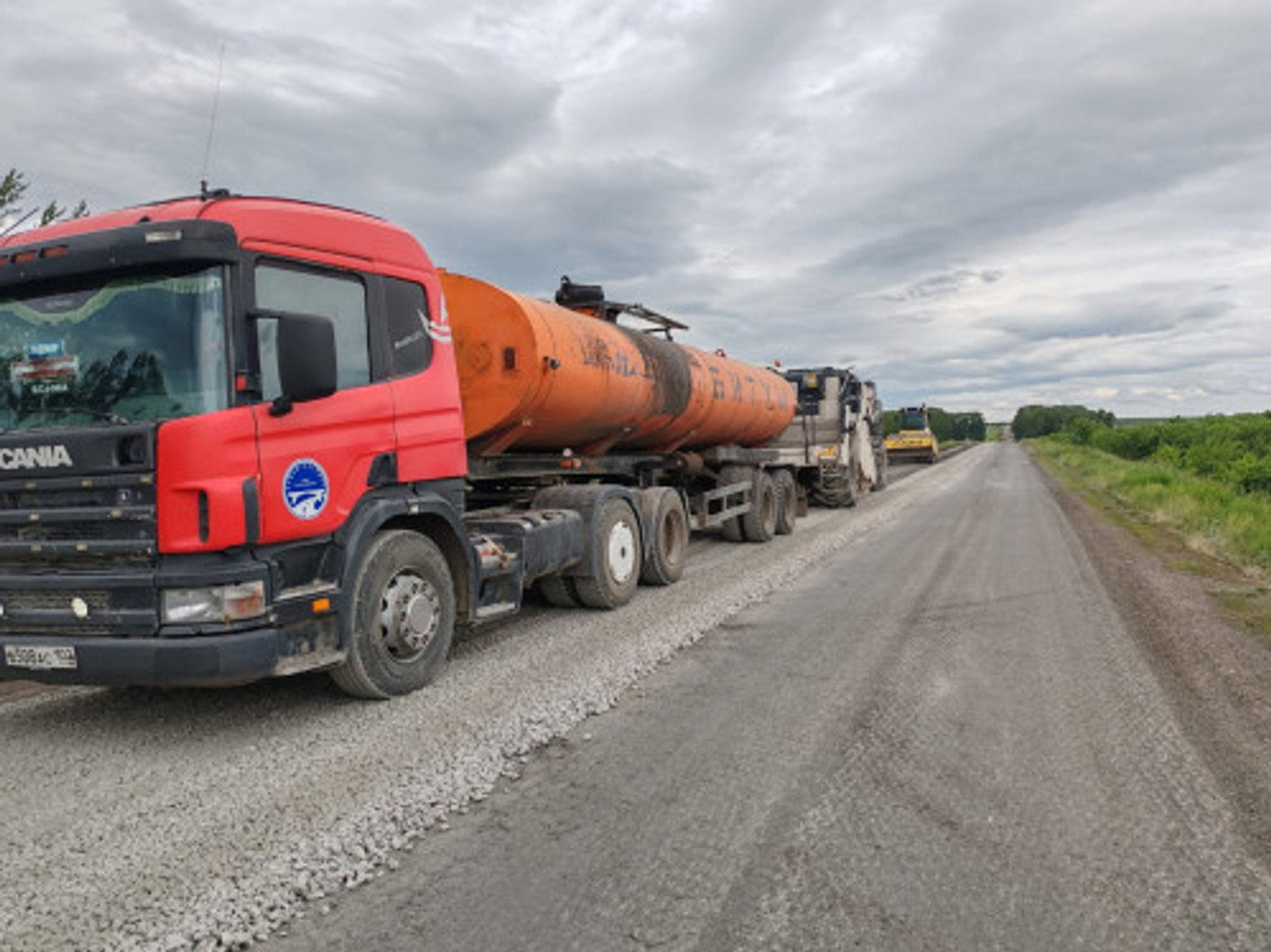 В Башкирии  продолжается ремонт дороги Сибай – Акъяр