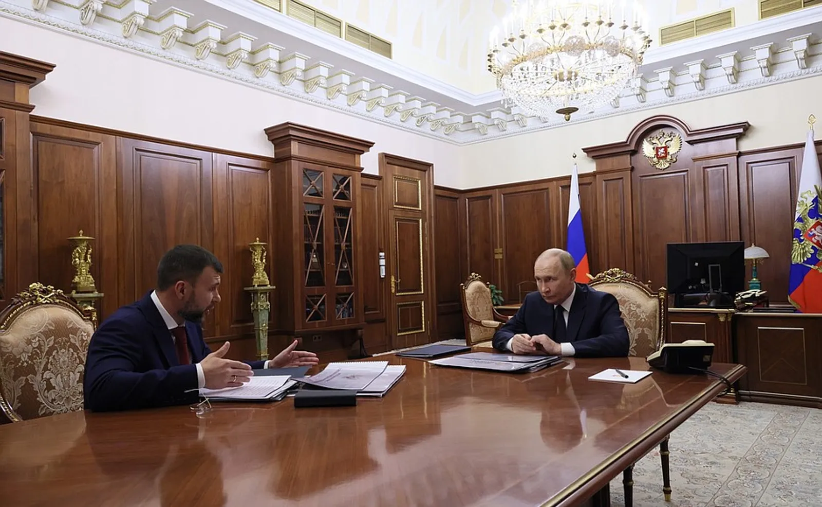 Путин встретился с главой ДНР Денисом Пушилиным