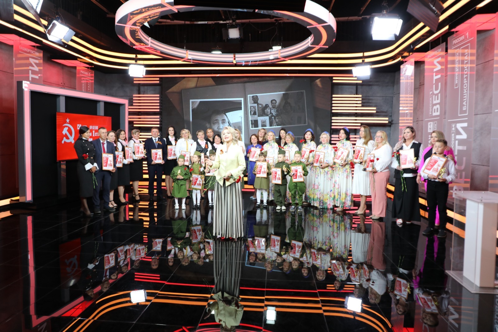 В Башкирии состоялся народный  телемарафон  «Песни Победы»