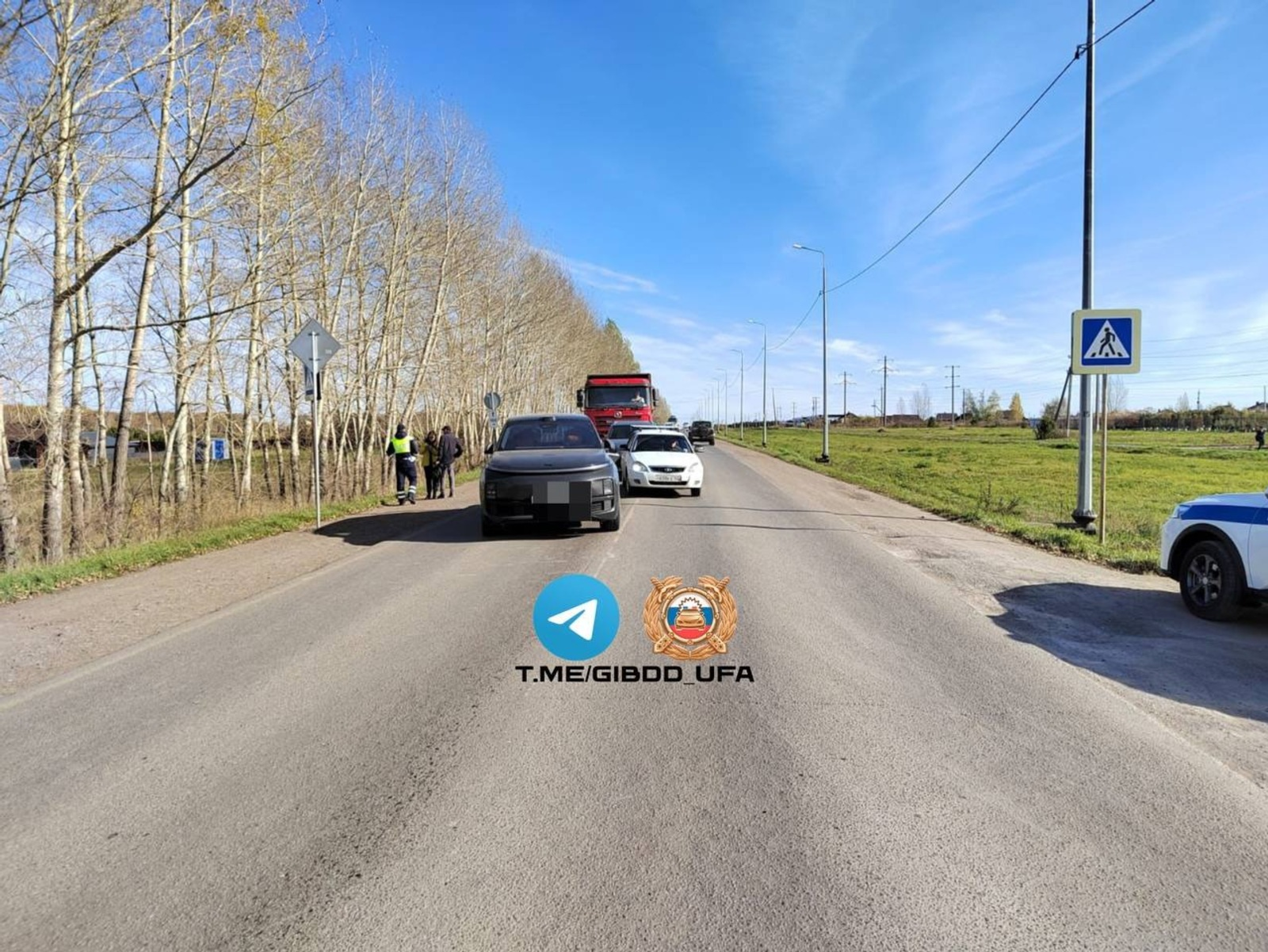 В Октябрьском районе Уфы зарегистрировано ДТП, в котором пострадал ребенок